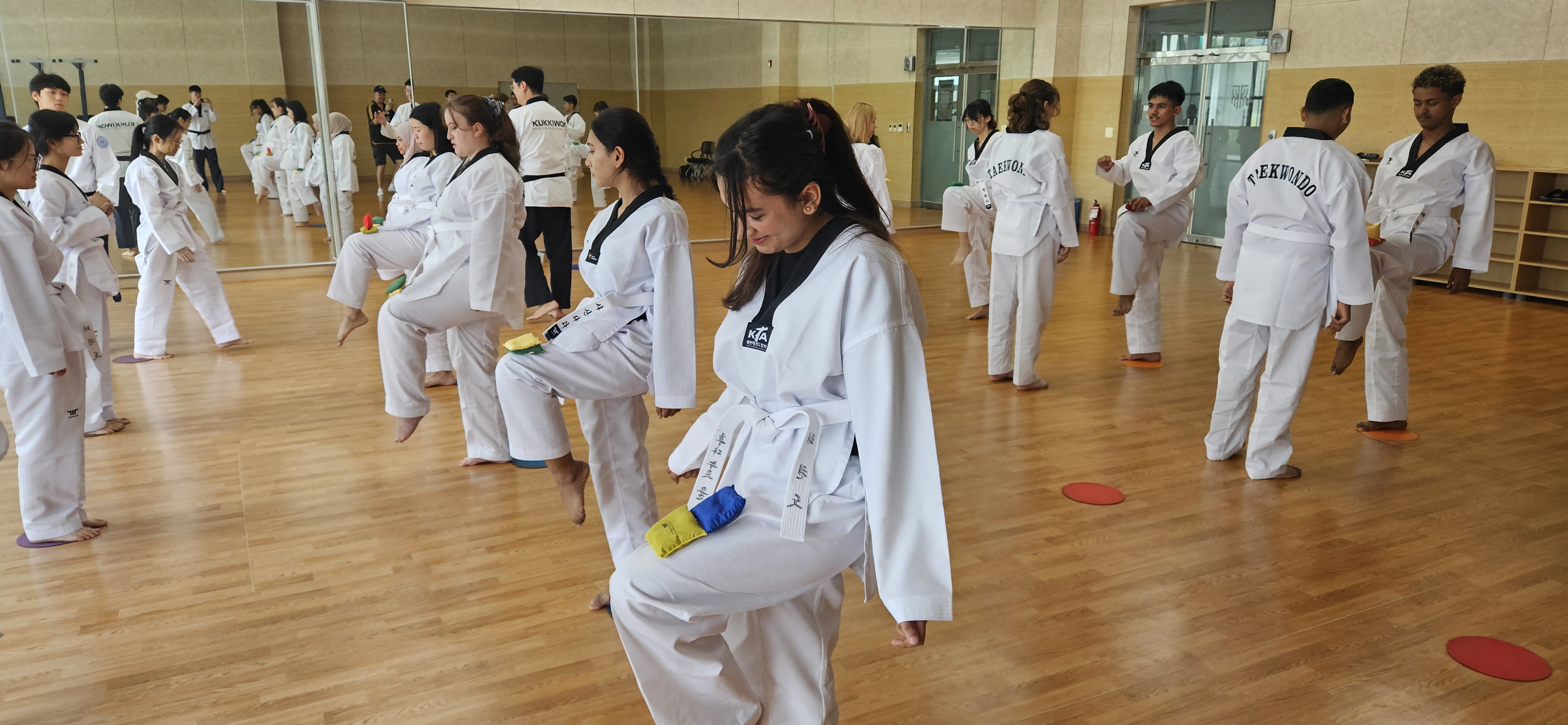 Taekwondo class moment 9