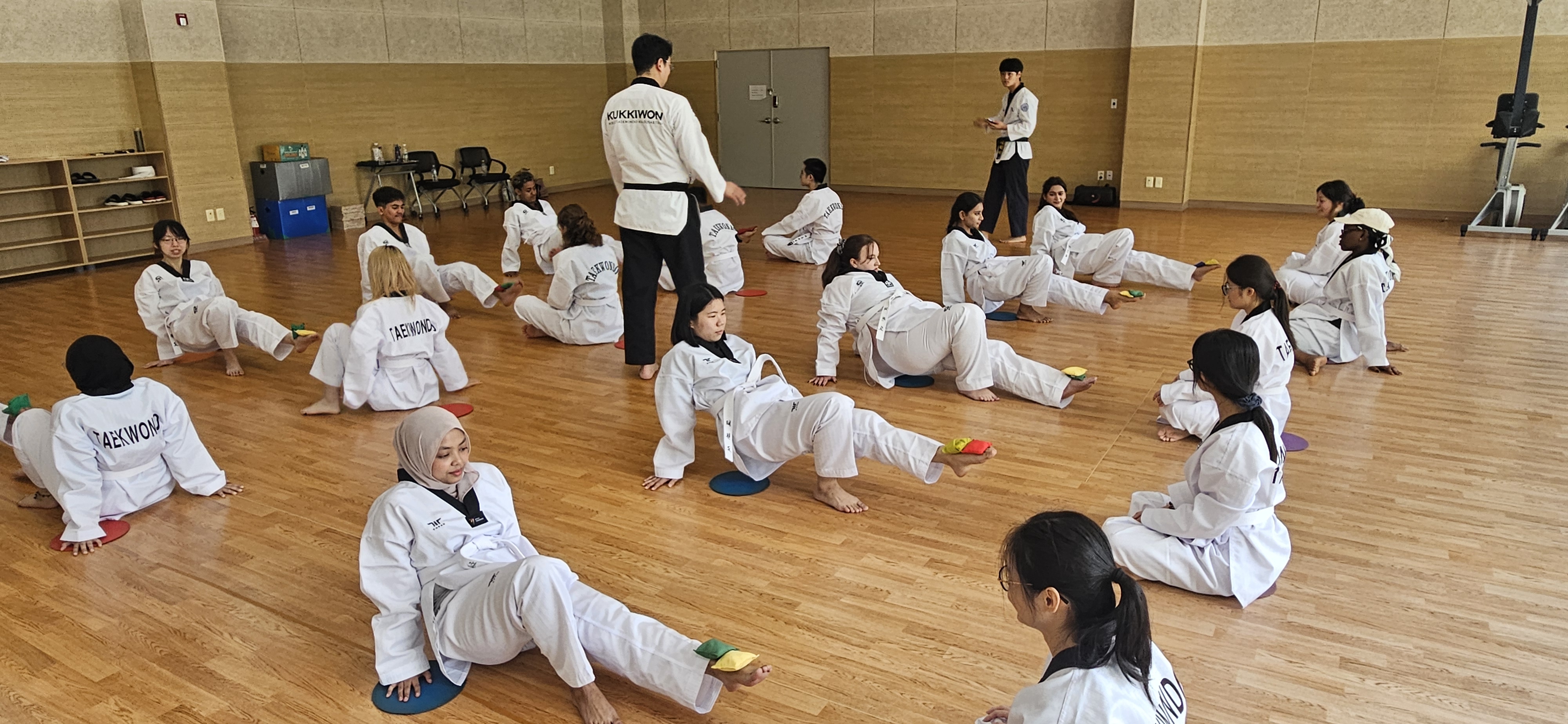 Taekwondo class moment 10