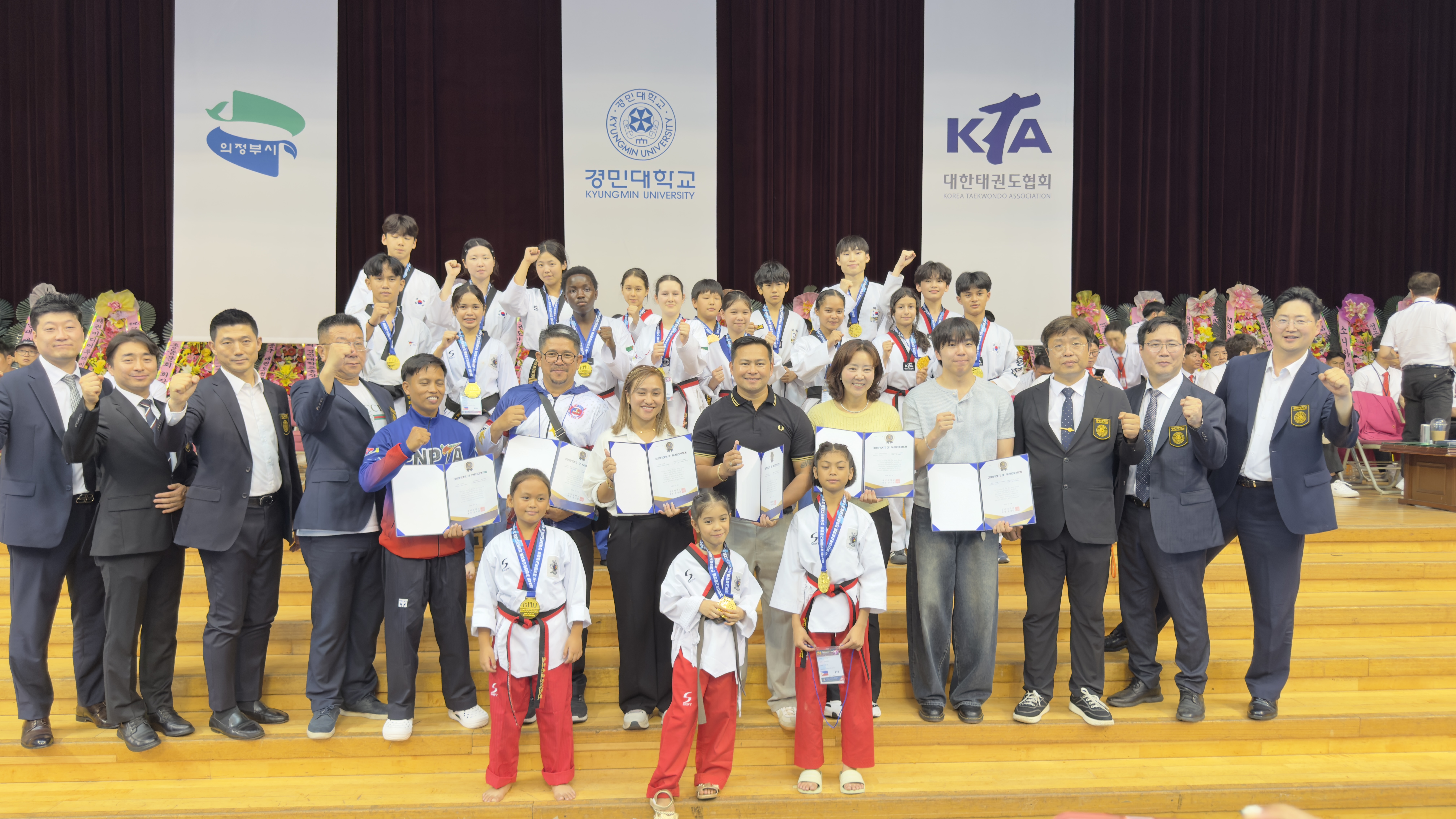 Taekwondo class moment 12